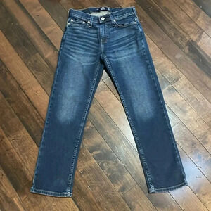 Hollister Slim Straight Jeans 26 X 28 Medium to dark wash Back to school